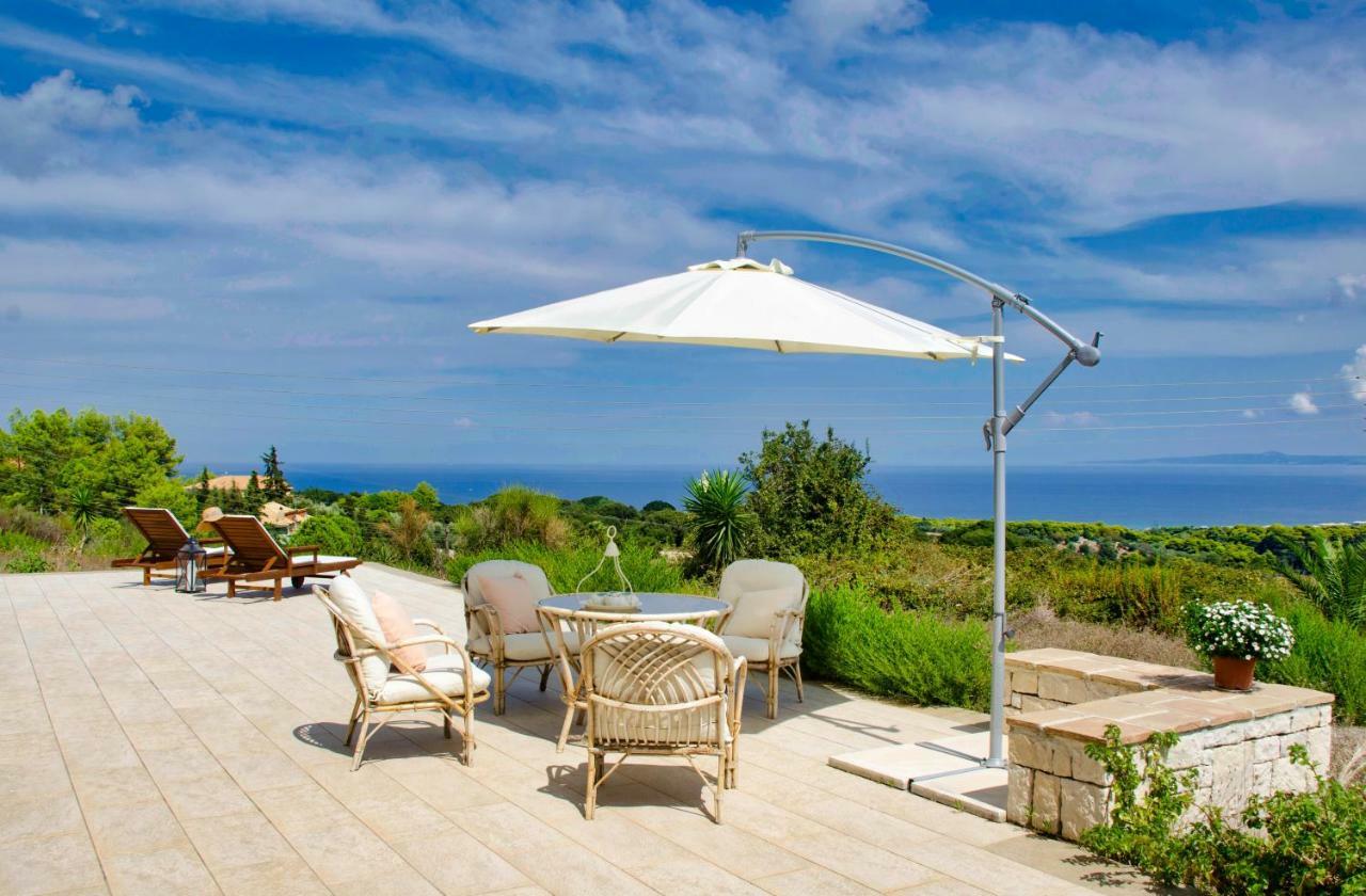 Seaview Daisy House In Zakynthos Island Villa Vasilikí Exteriör bild